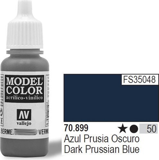 Picture of Vallejo Farba Nr50 Dark Prus. Blue 17ml - 70899