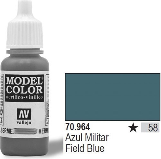 Изображение Vallejo Farba Nr58 Field Blue Matt 17ml - 70964
