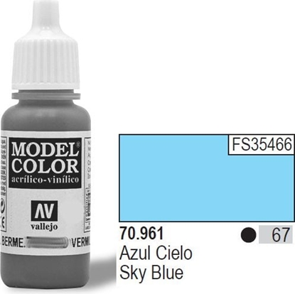 Attēls no Vallejo Farba Nr67 Sky Blue Matt 17ml - 70961