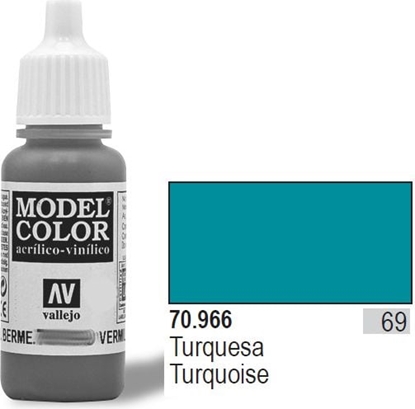 Изображение Vallejo Farba Nr69 Turquoise Matt 17ml - 70966