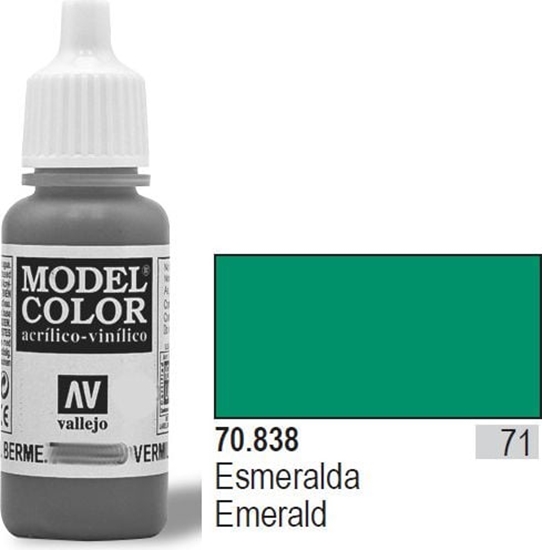 Picture of Vallejo Farba Nr71 Emerald Matt 17ml - 70838