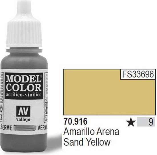 Picture of Vallejo Farba Nr9 Sand Yellow Matt 17ml - 70916
