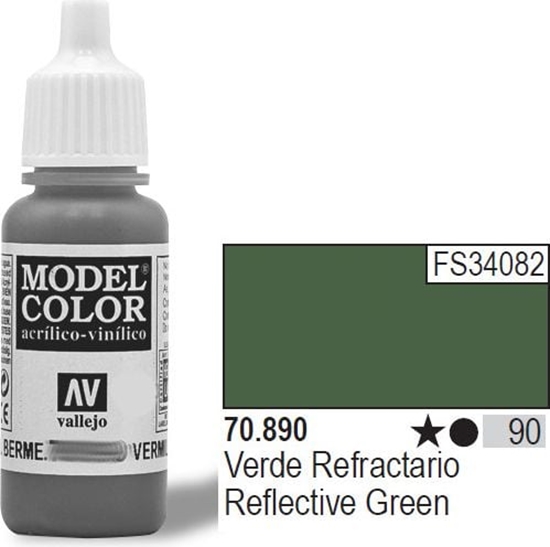 Picture of Vallejo Farba Nr90 Reflective Green 17ml 70890