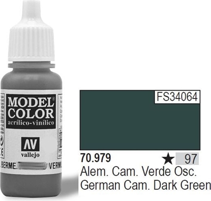 Attēls no Vallejo Farba Nr97 G. C. Dark Green 17ml 70979