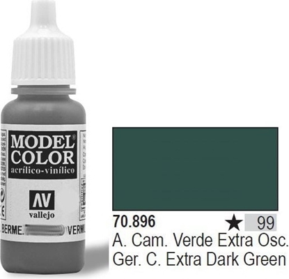Attēls no Vallejo Farba Nr99 Ger. Dark Green 17ml
