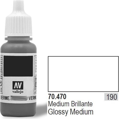 Attēls no Vallejo Lakier Nr190 Gloss Medium 17ml - 70470
