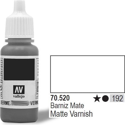 Attēls no Vallejo Lakier Nr192 Matt Varnish 17ml 70520