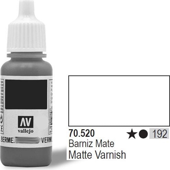 Picture of Vallejo Lakier Nr192 Matt Varnish 17ml 70520