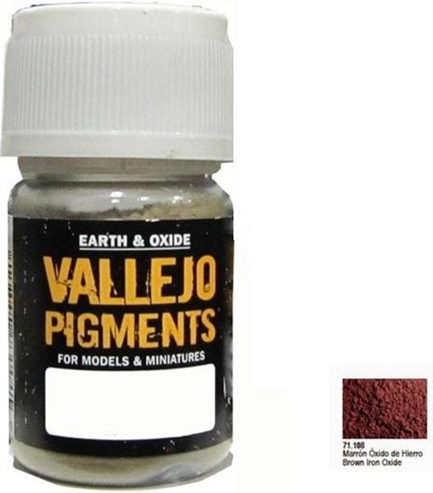 Picture of Vallejo Pigment Brown Iron Oxide