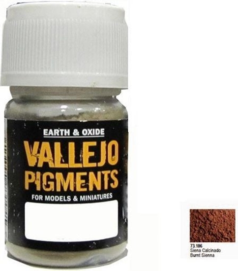 Picture of Vallejo Pigment Burnt Siena 73106