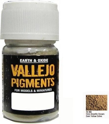 Изображение Vallejo Pigment Dark Yellow Ocre 73103