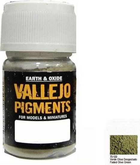 Изображение Vallejo Pigment Faded Olive Green 73122