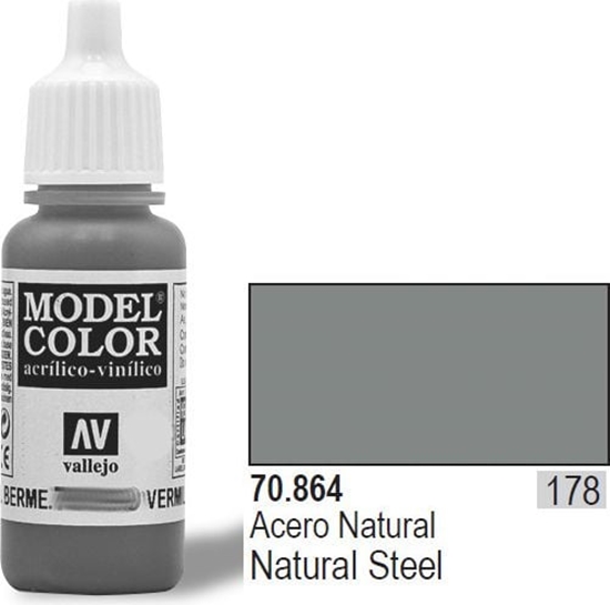 Picture of Vallejo VALLEJO Farba Nr178 Natural Steel 17ml - 70864