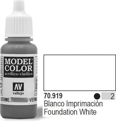 Изображение Vallejo VALLEJO Farba Nr2 Foundation White 17ml - 70919