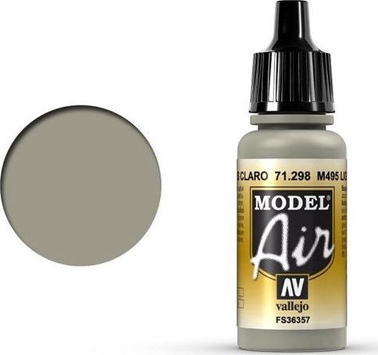 Picture of Vallejo Vallejo Model Air M495 Light Gray 71.298 uniwersalny