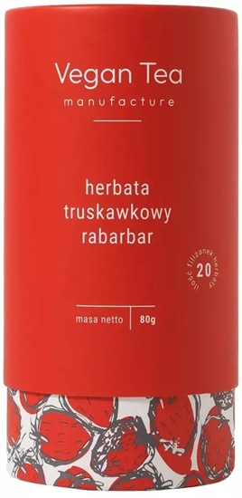 Picture of Vegan Tea Herbata owocowa Truskawkowy Rabarbar 80g