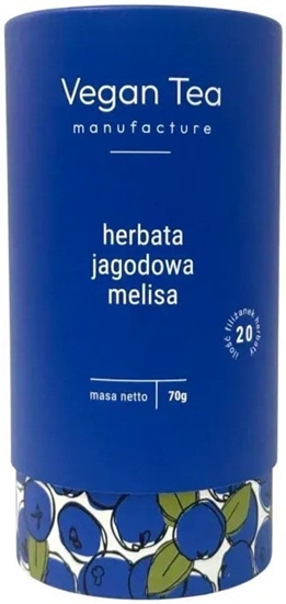 Picture of Vegan Tea Herbata zioowo-owocowa Jagodowa Melisa 70g