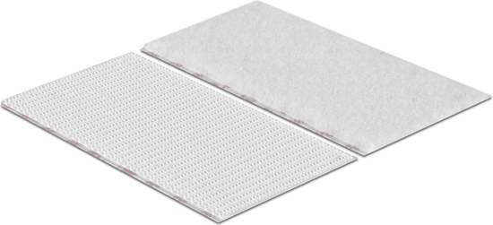 Picture of Velcro ® Klettstreifen Extra Stark Selbstklebend, Haken & Flausch 50mm x 100mm x 2 sets Weiß