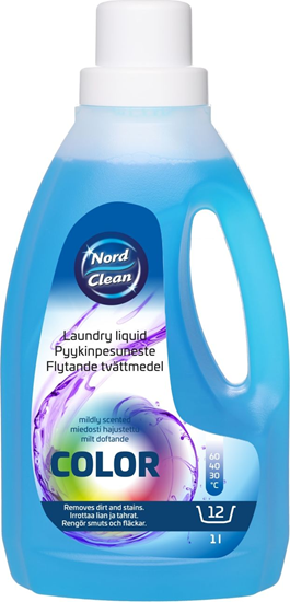 Изображение Veļas mazgāšanas līdzeklis NordClean 1L