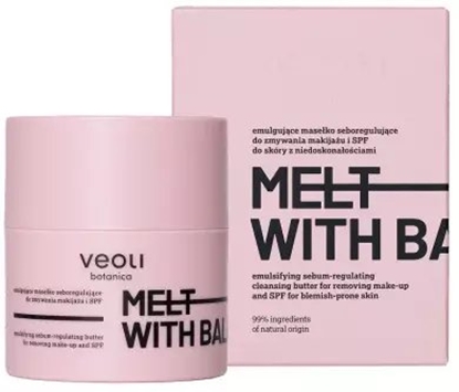 Attēls no Veoli Botanica Melt With Balance emulgujcy maseko seboregulujce do zmywania makijau 40g