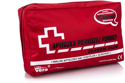 Picture of Vera Apteczka samochodowa z alkotestem Classic Plus