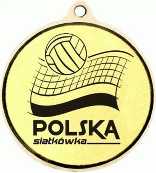 Picture of Victoria Sport Medal metalowy z grawerowaniem laserem RMI zoty