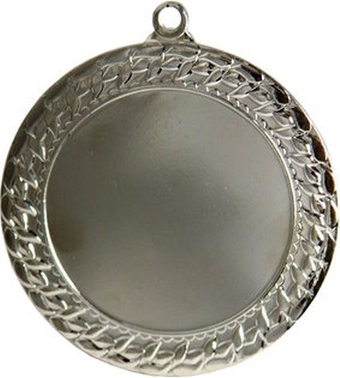 Picture of Victoria Sport Medal srebrny ogólny z miejscem na emblemat 50 mm - medal stalowy