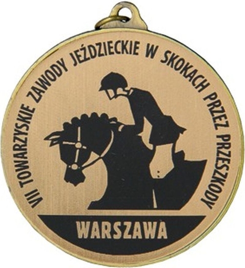 Изображение Victoria Sport Medal zoty ogólny z miejscem na emblemat 50 mm - medal stalowy z grawerowaniem na laminacie