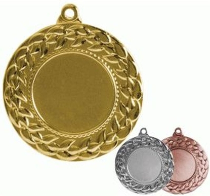 Изображение Victoria Sport Medal zoty z miejscem na emblemat 25 mm - medal stalowy