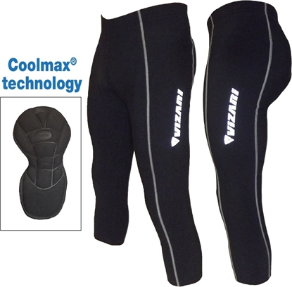 Attēls no Victoria Sport Spodnie rowerowe damskie 3/4 czarne r. XS