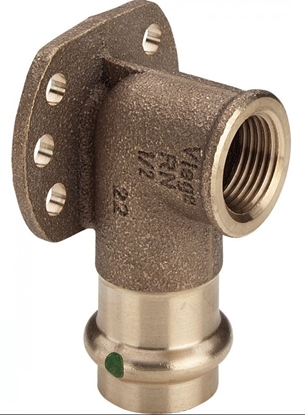 Picture of Viega Kolanko ze zczkami naciennymi z SC-Contur 18mm x GW 1/2 cala - 281502