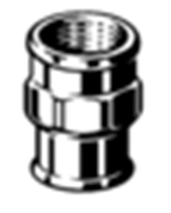 Изображение Viega Mufa redukcyjna 1x3/4" z gwintem wewntrznym - 266356