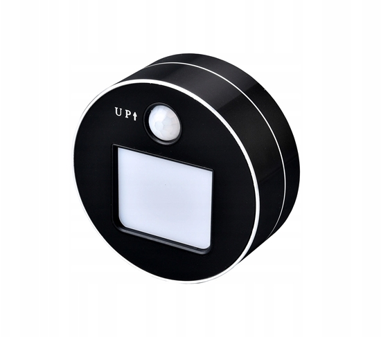 Изображение Viking zásuvkový modul A20, LED svtlo s pohybovým senzorem 3W, erná