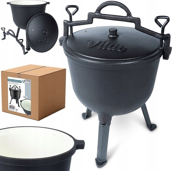 Picture of Vilde Kocioek eliwny emaliowany na nókach z pokrywk CAST LINE 10 l