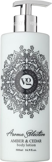 Picture of Vivian Gray Aroma Selection Body Lotion balsam do ciaa Amber & Cedar 500ml