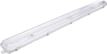 Picture of Volteno Oprawa hermetyczna pod tuby LED 2x120cm Szara IP65 ABS + PS 126,5x11,2x8,3cm VO0639