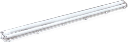 Picture of Volteno Oprawa hermetyczna z lampami fluorescencyjnymi LED 2x18w 120cm 4000K 3200lm Szara IP65 ABS + PS 127x11,3x5cm VO2778