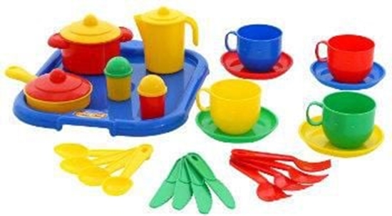 Picture of Wader Zestaw naczy "Gosposia" z tac na 4 osoby (54906)