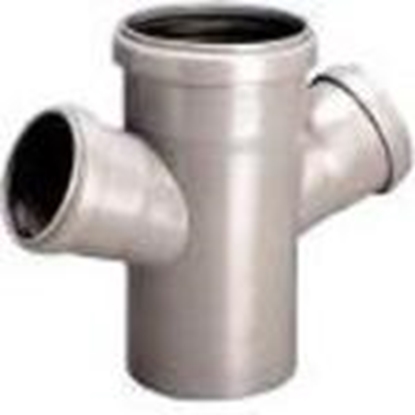 Attēls no Wavin Czwórnik HT jednopaszczyznowy 110x50x50mm sanitarny 3060924995