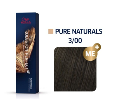 Изображение Wella Professionals Koleston Perfect Me+ Hair Dye Pure Naturals 3/00 60 ml