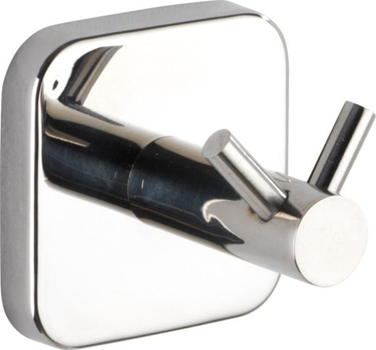 Picture of Wenko hak cienny Duo Mezzano 5,5 x 5,5 cm stal nierdzewna srebrna 2-czciowy