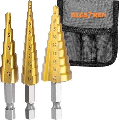 Picture of Wierto Iso Trade Zestaw wierte stokowych do wiertarki wkrtarki - 3szt. uniwersalny