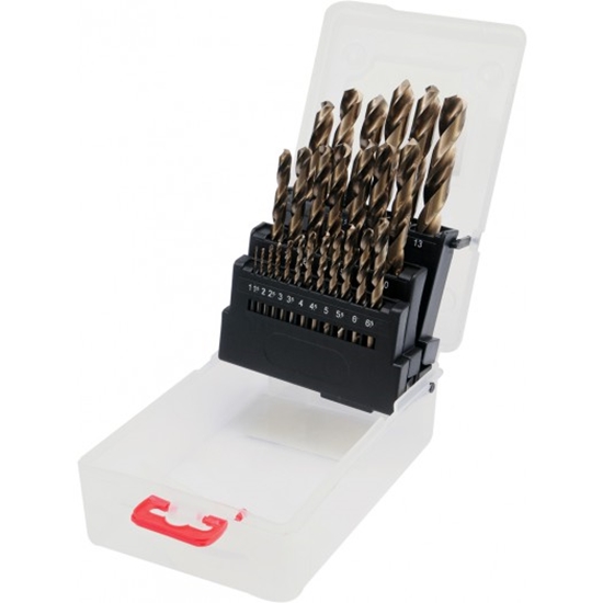 Picture of Wierto Yato kobaltowe walcowe 1,5 2 7 4,5 4 5,5 5 1 3 2,5 3,5 6 10 10,5 11 11,5 12 12,5 13 6,5 7,5 8 8,5 9 9,5mm zestaw (YT-41605)