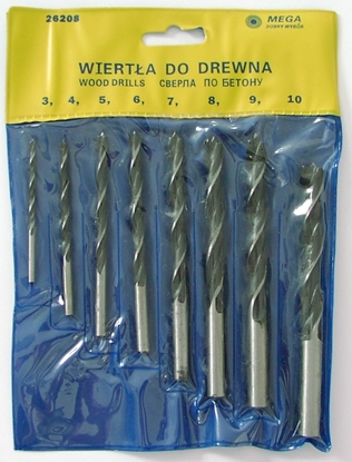 Attēls no Wierto Mega do drewna krte walcowe 7 4 5 3 6 10 8 9mm zestaw (26208)