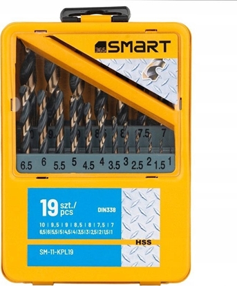 Attēls no Wierto Smart Komplet wierte HSS do metalu 19 szt. (SM-11-KPL19)