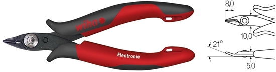 Изображение Wiha Obcinaczki boczne precyzyjne do 1mm d.128 mm (26813)