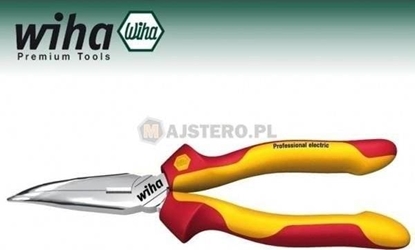 Изображение Wiha Szczypce telefoniczne paskie wygite z izolowan rkojeci 1000V 200mm Z05120006 26729