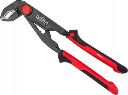 Изображение Wiha Wiha pipe / water pump pliers Industrial, with push button (black/red, up to 2.1/2, SW 63)