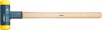 Изображение Wiha Wiha sledgehammer recoil-free, medium hard (black/wood, 80mm)