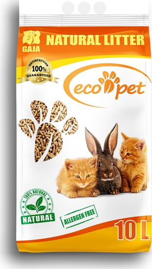 Изображение wirek dla kota Gaja Eco-Pet Naturalny 10 l